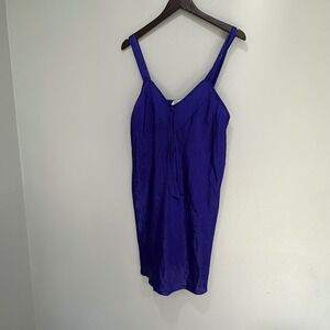 Avon‎ Style Women's Purple Sleeveless Mini lingerie Tie Detail